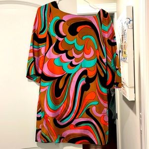 Milly size 0 mini summer graphic dress
